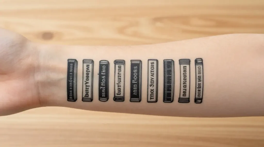 Book Spine Tattoos That Turn Your Skin Into a Personal Reading List