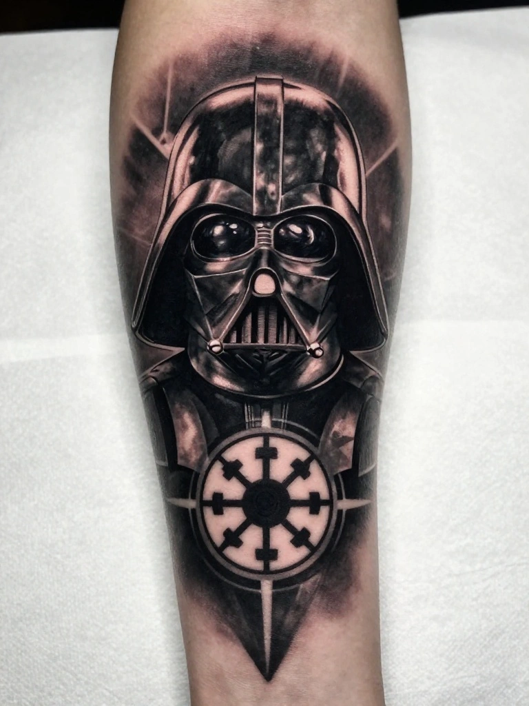 The Empire Symbol and How It Elevates a Standalone Vader Tattoo Design