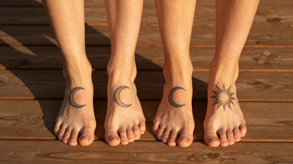 Matching Foot Tattoos for Best Friends or Partners That Feel Genuinely Special