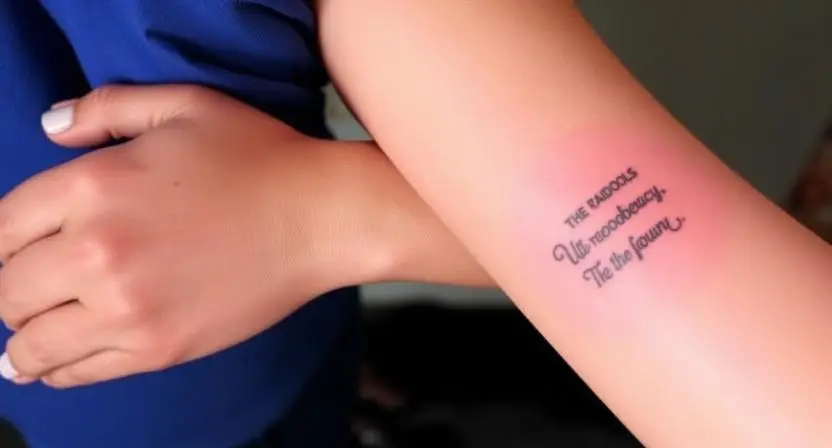 Matching Quote Tattoos That Give a Shared Belief System a Permanent Address on Skin