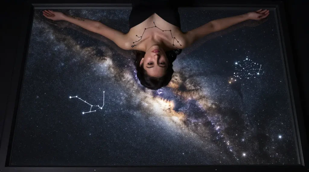 Constellation Tattoos That Map the Night Sky Across the Clavicle Bone
