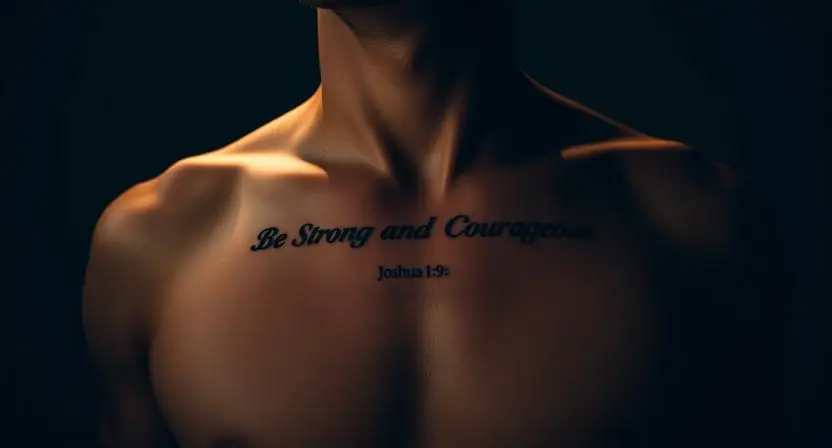 Joshua 1 9 Tattoo Concepts for Men Who Lead When Others Step Back