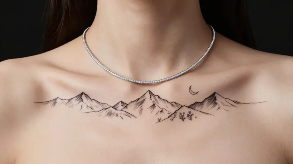 Mountain Tattoos for Women That Balance Delicacy With the Raw Power of Peaks