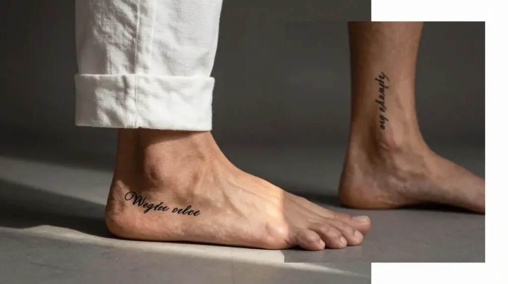 Side Foot Tattoos That Reveal Themselves Only When You Want Them To