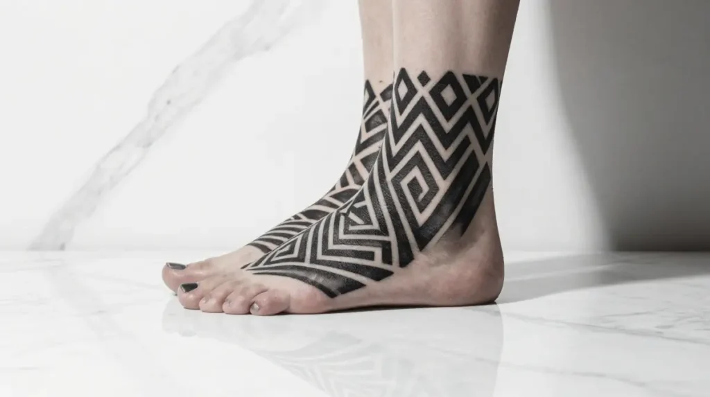 Bold and Blackwork Foot Designs That Break Every Delicate Stereotype