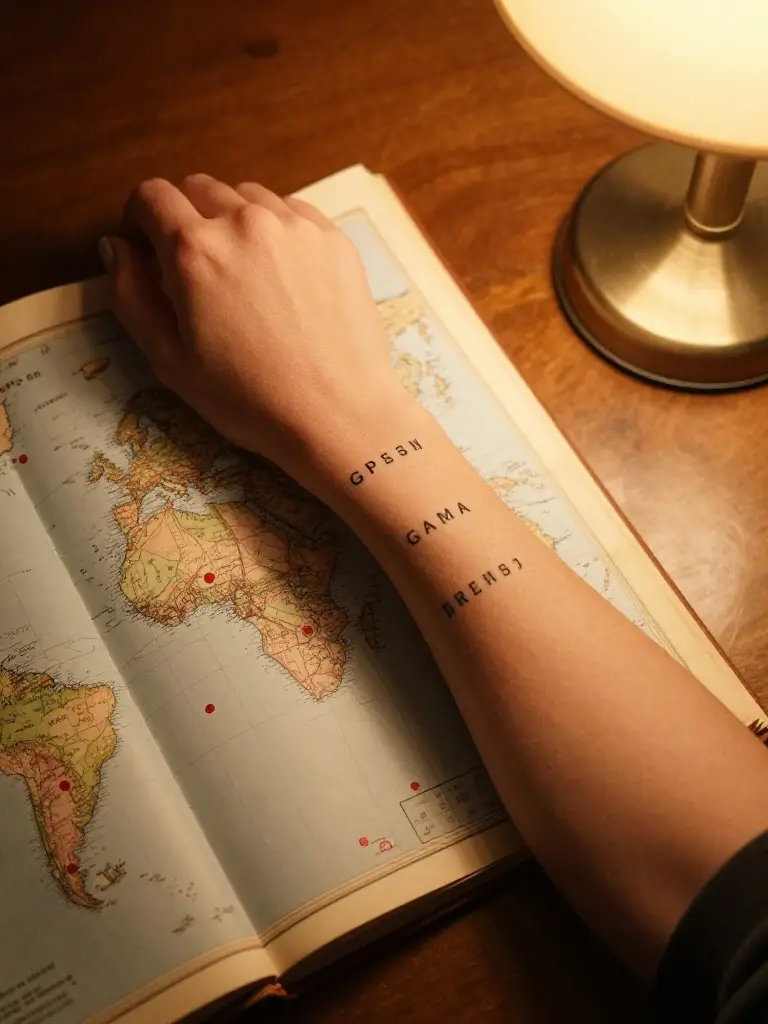 Coordinate Tattoos That Mark the Exact Place Every Child Changed Everything