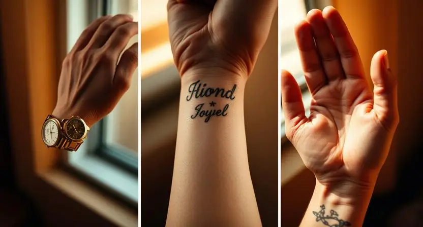 Hidden and Discreet Wrist Placements That Surprise When Revealed