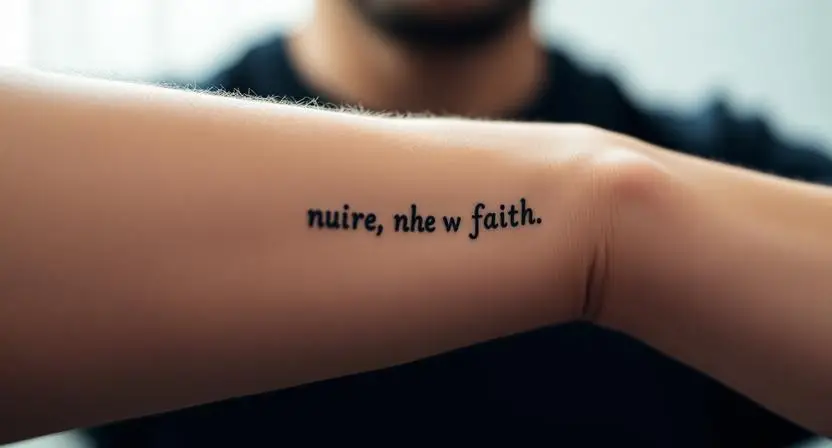 Minimalist Scripture Tattoos That Prove Quiet Faith Speaks the Loudest