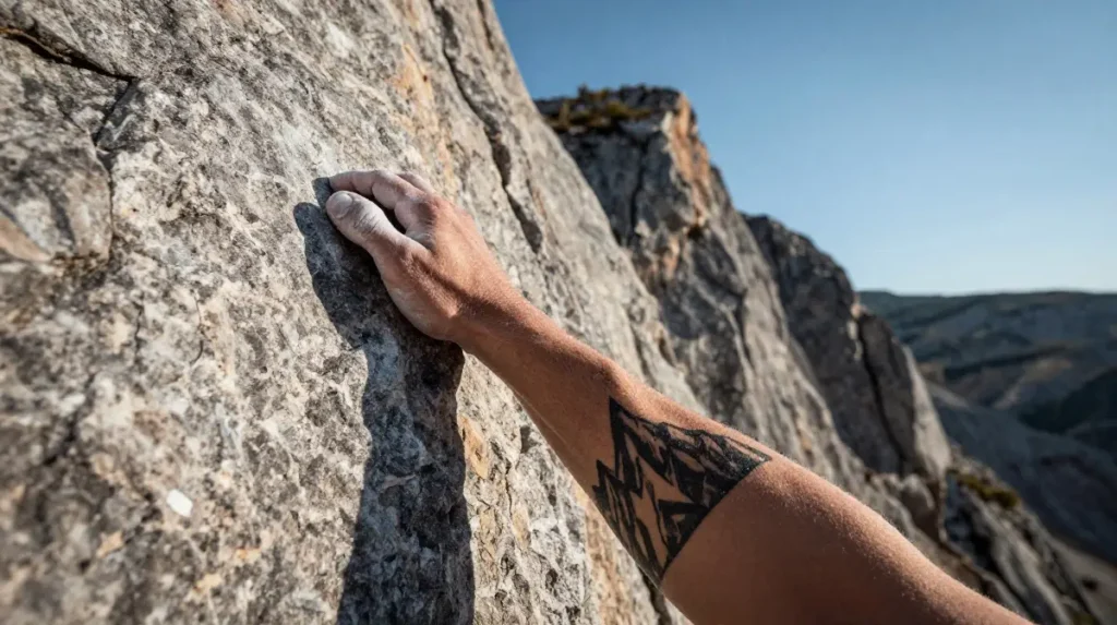 Mountain Tattoos for Men That Project Rugged Conviction and Summit Mentality