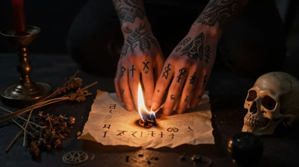 Occult and Ritual Skeleton Hand Tattoos Charged With Ancient Symbolism