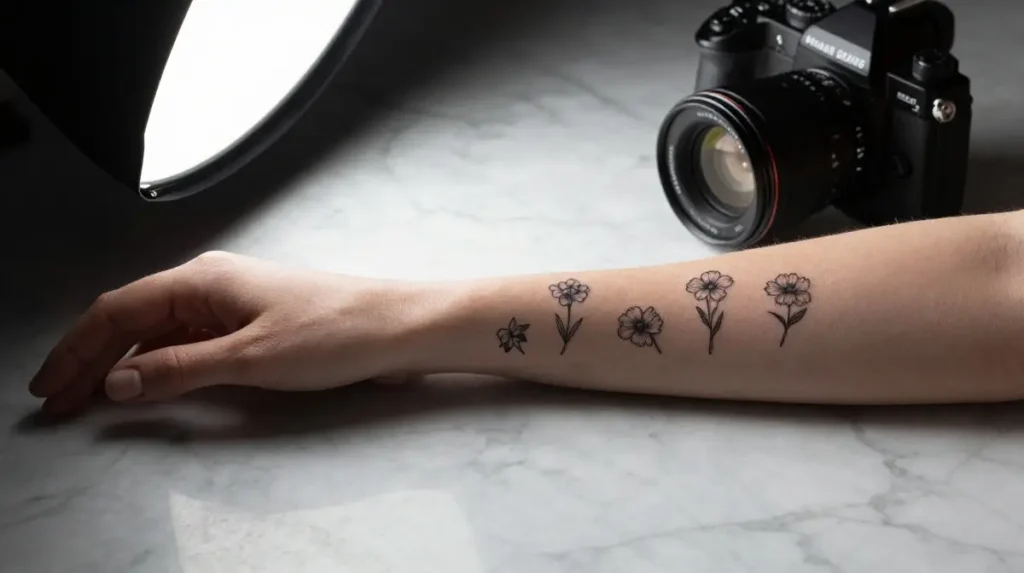 Minimal Tiny Flower Tattoo Ideas That Carry More Meaning Than Size Suggests