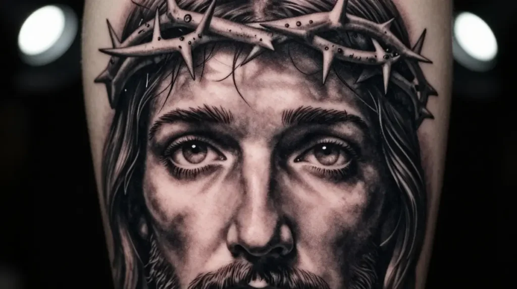 The Portrait Perfection — Realism Jesus Tattoos That Look Alive on Skin