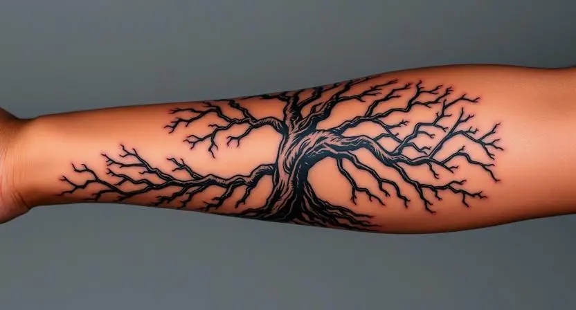 Family Tree Tattoos for Men — Bold Compositions That Command Attention