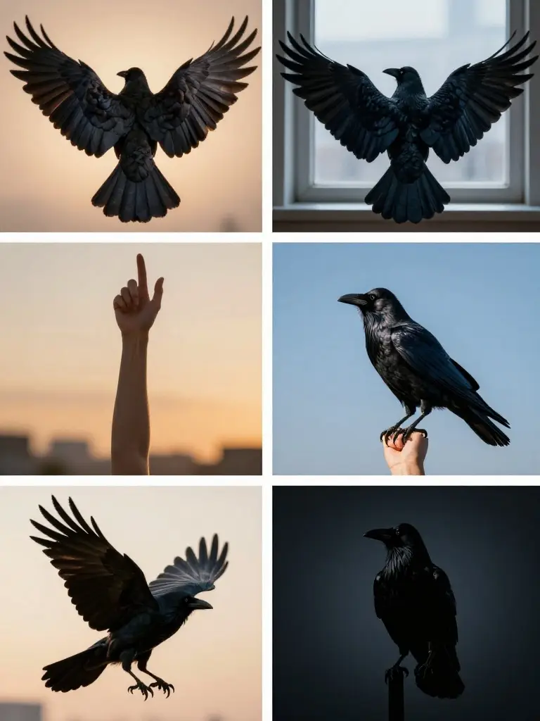 Placement Decisions That Give a Raven Tattoo Its Maximum Dramatic Range