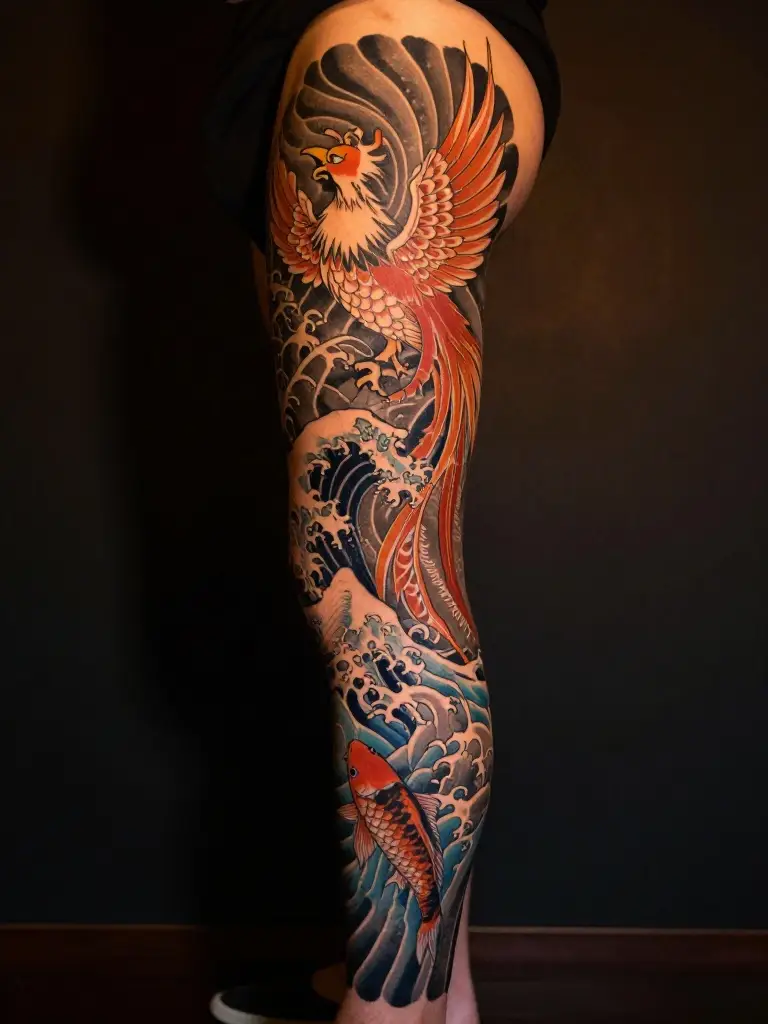 Thigh Sleeve Designs That Build a Complete Visual Narrative Across the Entire Leg