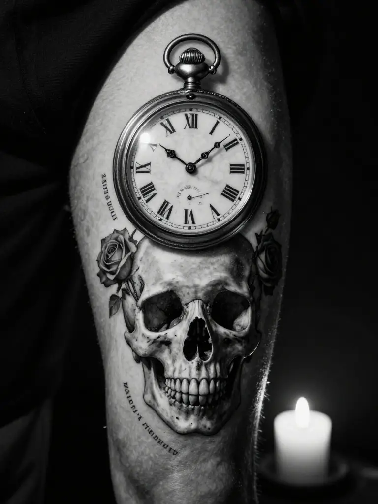 Clock and Time Concept Designs That Make Philosophy Visible on the Thigh