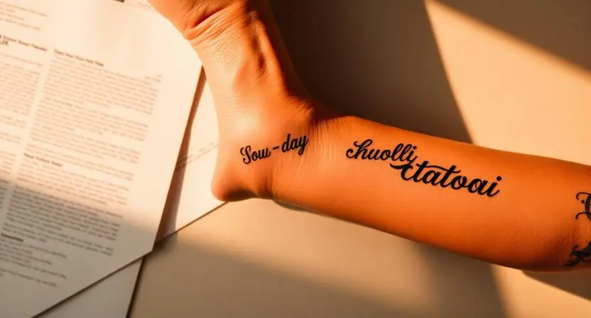 Font and Lettering Styles That Keep Script Wrist Tattoos Timeless
