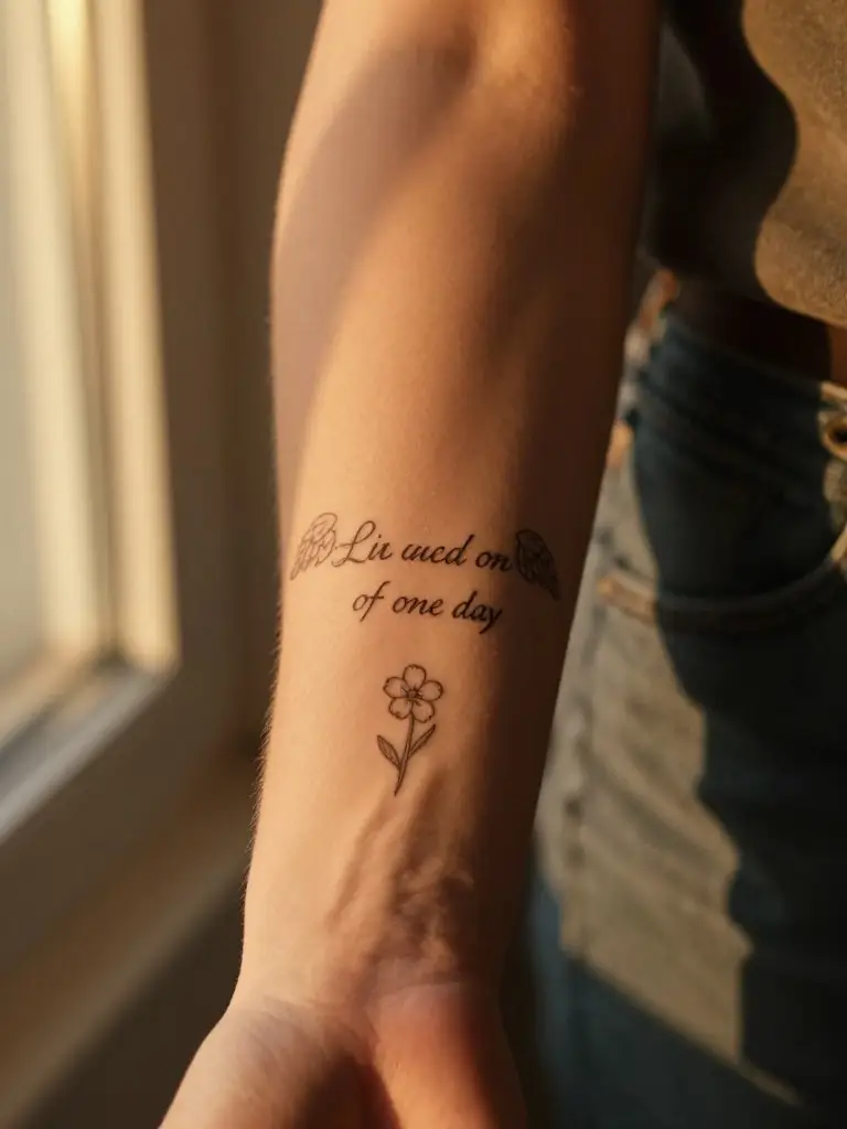 Memorial Tattoos for Mothers Who Carry a Child They Can No Longer Hold