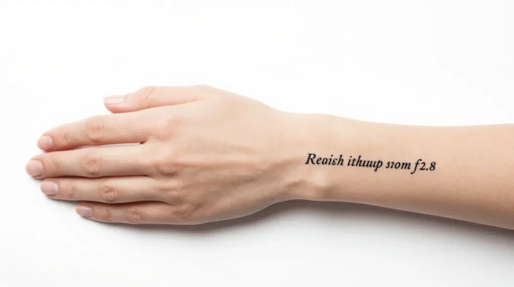 Minimalist Scripture Tattoos That Prove the Quietest Faith Leaves the Deepest Mark