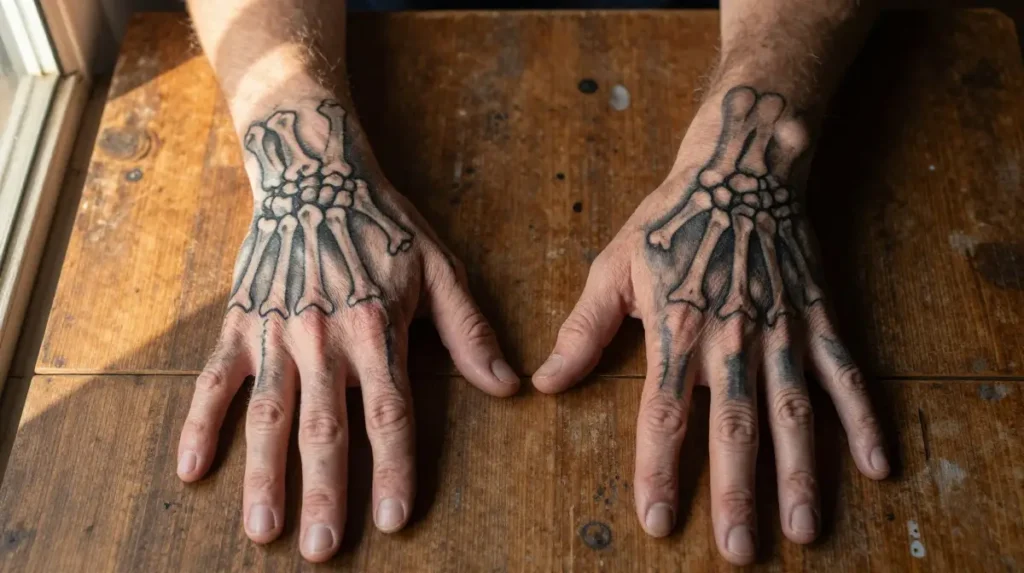 Decades of Skeleton Hand Ink — Aging Gracefully on the Most Demanding Canvas