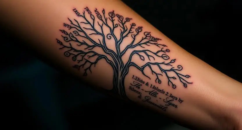 Family Tree Tattoos and the Profound Stories They Carry Beneath the Skin
