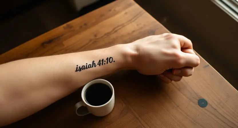 Forearm Scripture Tattoos That Men Read Every Single Morning Without Fail