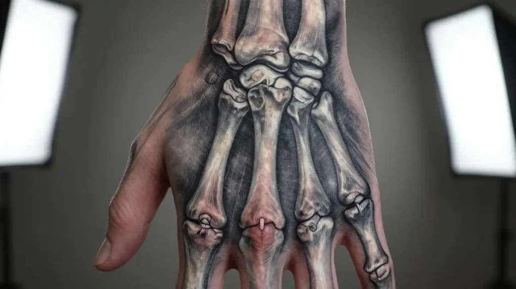 Skeleton Hand Tattoo Ideas Built on Realism That Stops People Cold