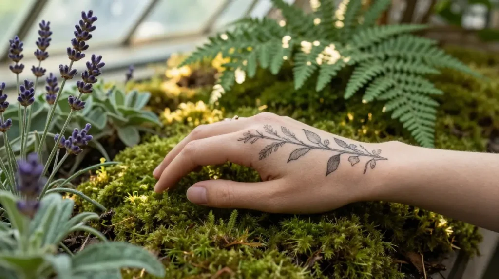 Fine Line Botanical Designs That Turn One Finger Into a Living Illustration