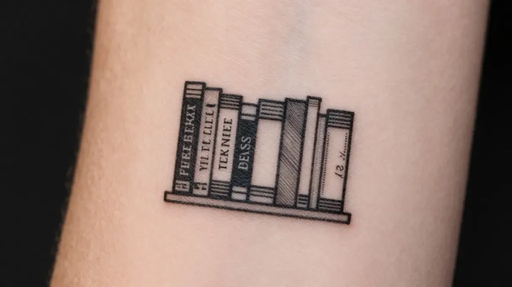 Watercolor Book Tattoos That Look Like Paint Spilled from a Story