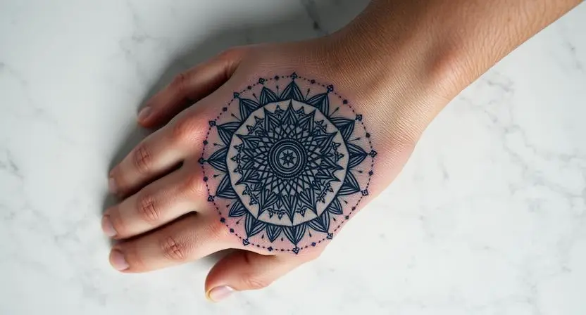 Geometric and Sacred Geometry Designs That Engineer the Hand's Surface