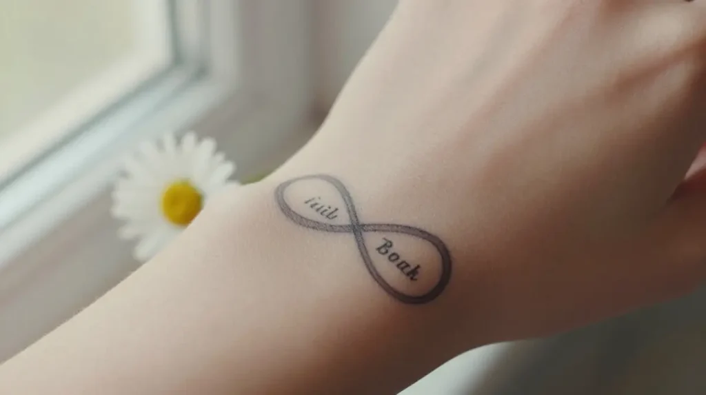 4. Infinity Symbol Tattoos That Promise a Bond Without Beginning or End