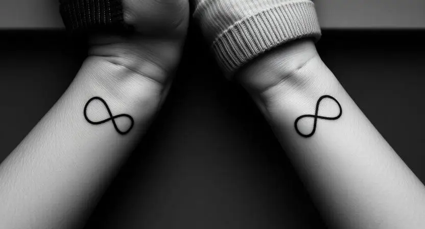 Infinity Symbol Tattoos That Promise a Bond Without Beginning or End