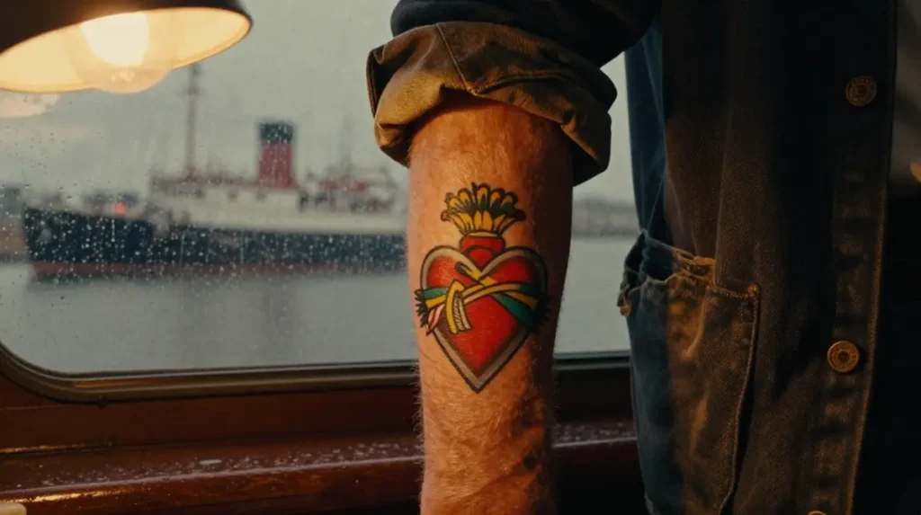 Traditional American Sacred Heart Tattoos That Defined an Entire Tattoo Era