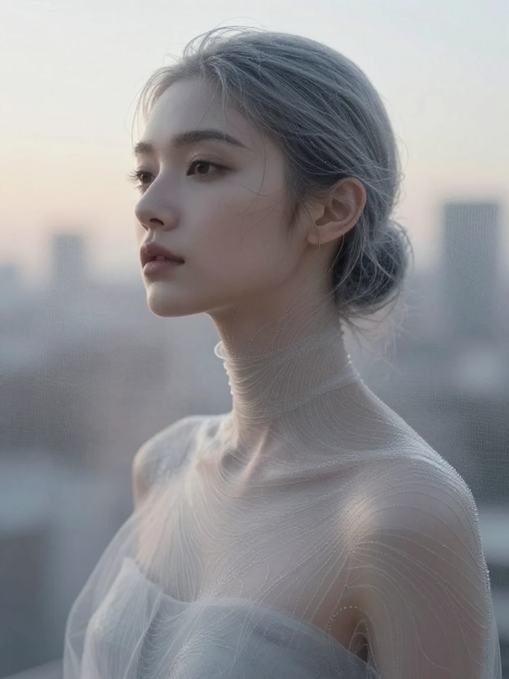 How Razor Sharp Fineline Ink Captures the Ghostly Glow of Neo Tokyo