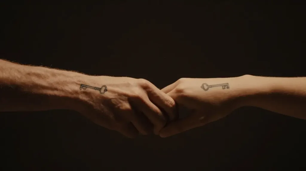 5. Lock and Key Sibling Tattoos and the Secrets Only Two People Will Ever Share