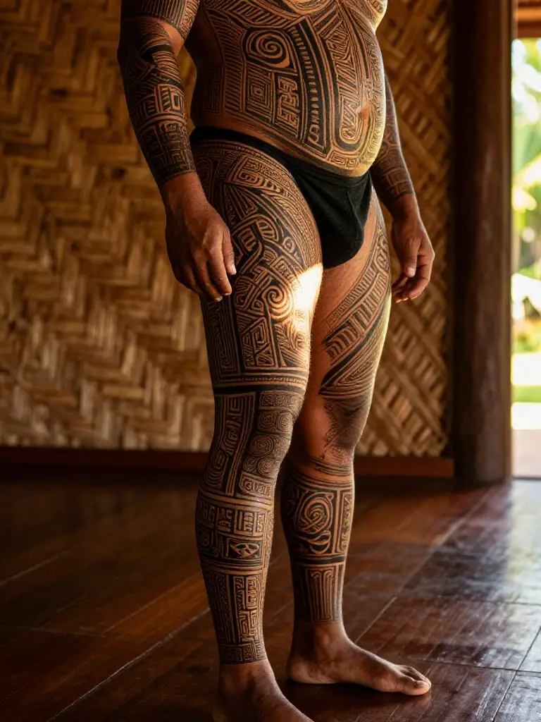 Samoan Pe'a — the Tattoo That Demands More Courage Than Most Can Give
