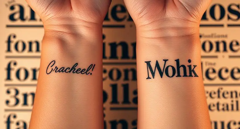Script and Word Tattoos That Wear Beautifully on a Wrist for Decades