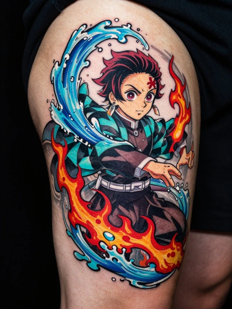 Demon Slayer Ink That Captures Motion Nobody Expects Skin to Hold