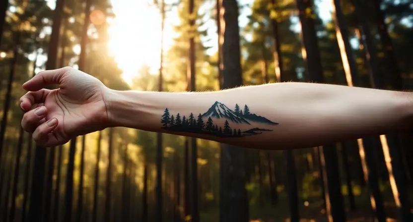 Pine Tree and Mountain Compositions Where Forest and Peak Tell One Complete Story