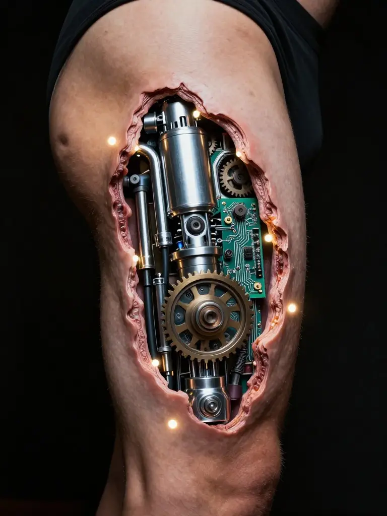 Biomechanical and Cyberpunk Designs That Rewrite What a Human Leg Looks Like