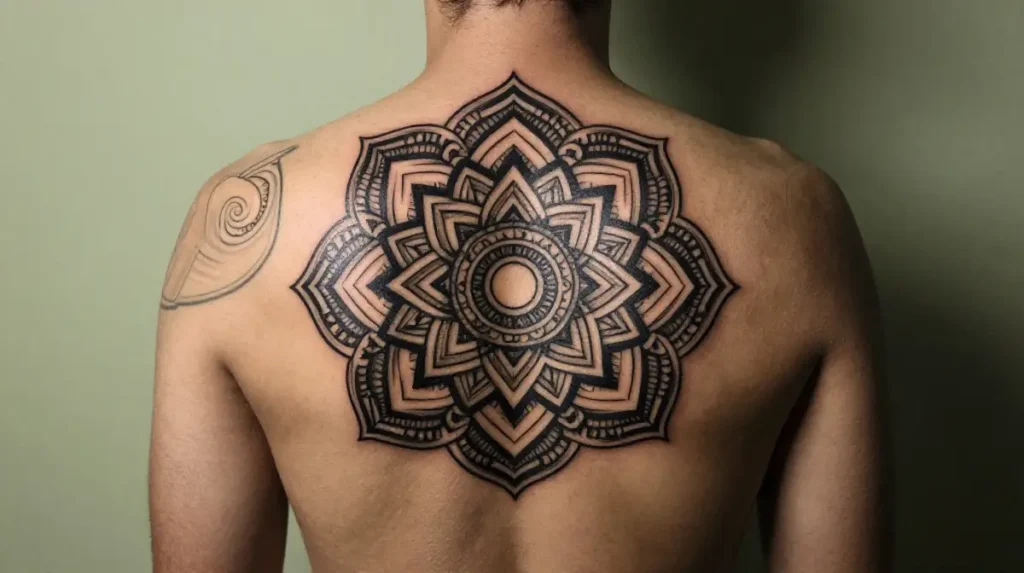 Mandala and Sacred Geometry Shoulder Tattoos That Command Attention