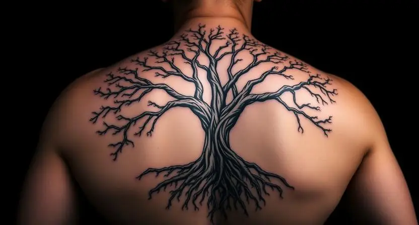The Spine and Back Canvas — Nature's Perfect Architecture for Tree Tattoos