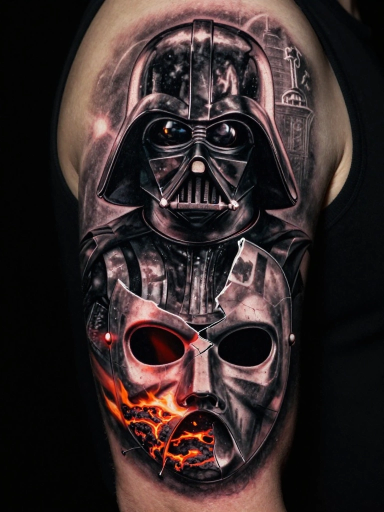 Anakin to Vader — Transformation Tattoos That Tell the Complete Tragic Story
