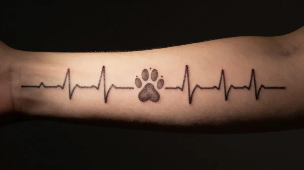 Heartbeat Lines and Paw Prints — the Design Fusion That Hits Hardest Every Time