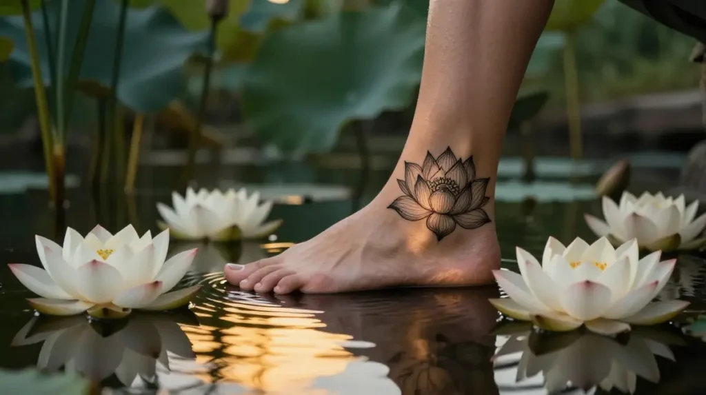 Lotus and Spiritual Designs That Carry Real Weight on the Foot