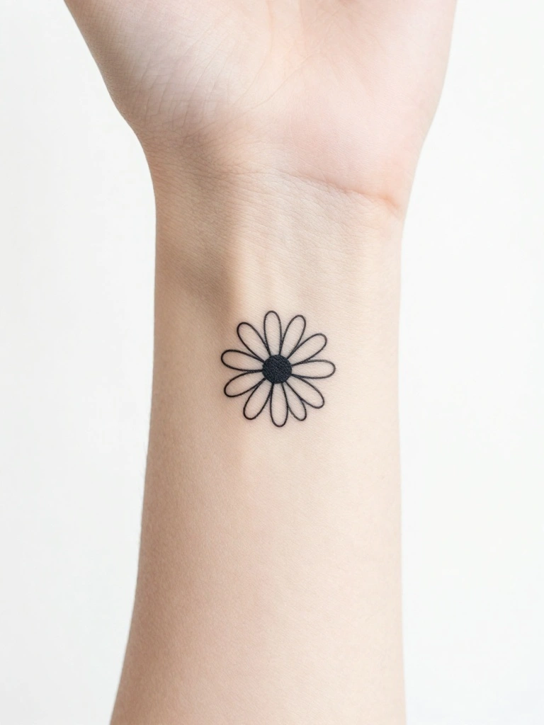 Minimalist Birth Flower Ink That Says Everything by Showing Almost Nothing