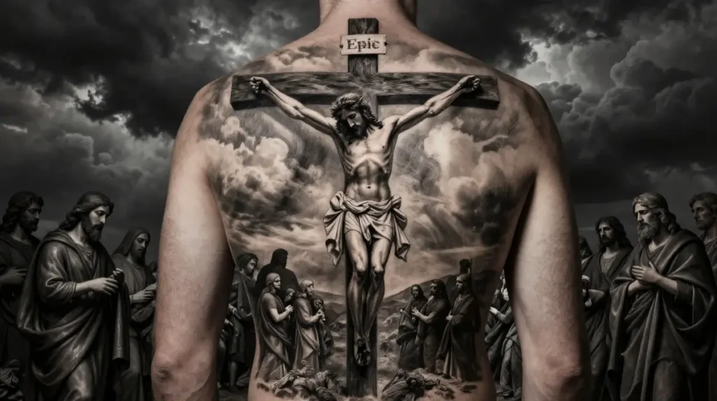 The Crucifixion Tattoo — Carrying the Cross on Your Own Body Forever