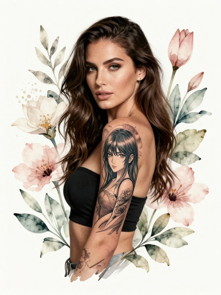 Anime Tattoos for Women That Blend Softness With Striking Detail