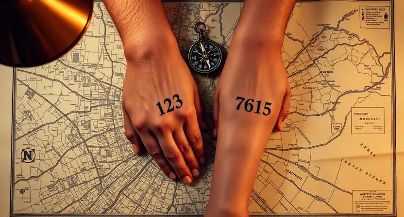 Arrow and Compass Designs That Point Two Lives Toward Each Other Permanently