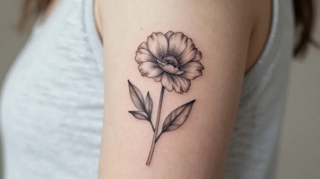 Birth Flower Tattoo